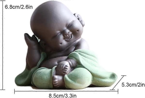 Leende Maitreya Buddha, Keramisk Buddha-statue, Pryd-te-skulptur