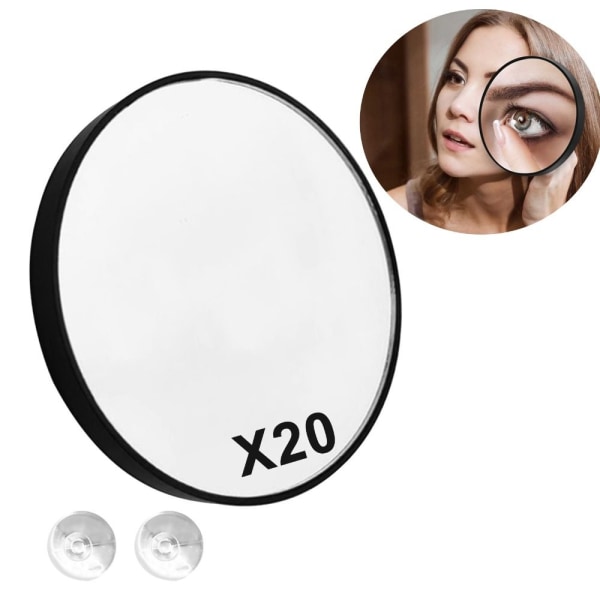 Sminkspegel 20X Suurennospeili Pyöreä