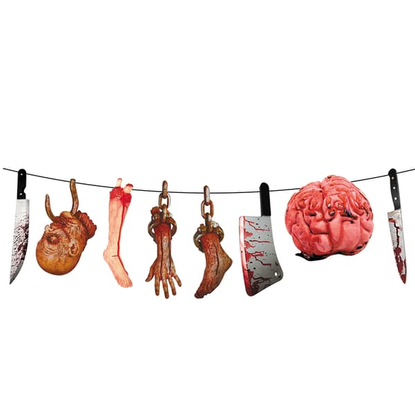 Party Broken Hands Banner Halloween Horror Dekor Ballonsæt