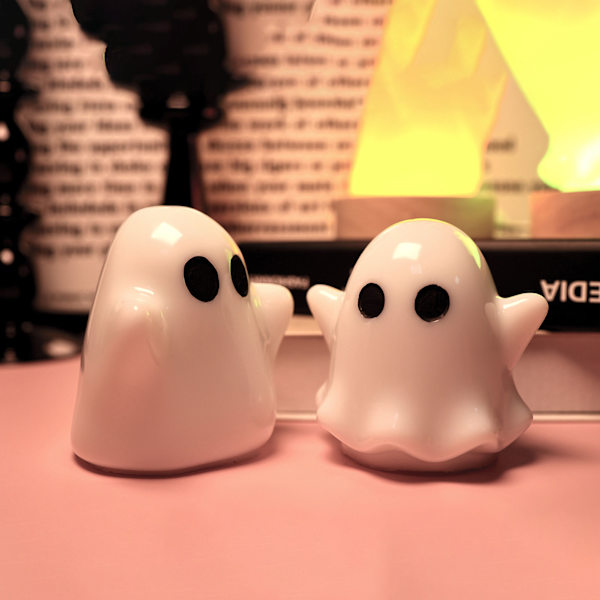 2 dele forme 3D Halloween spøgelsesforme forme til epoxy støbning 1 pair