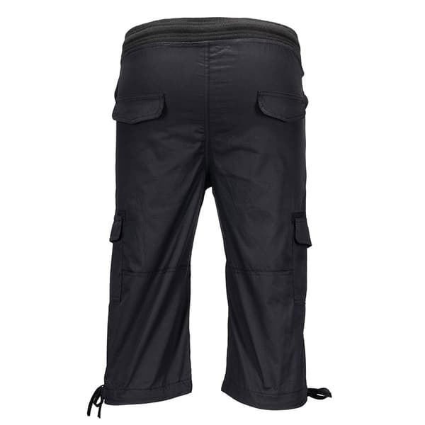 Dame rette ben Cargo Pant ensfargede bukser Black 2XL