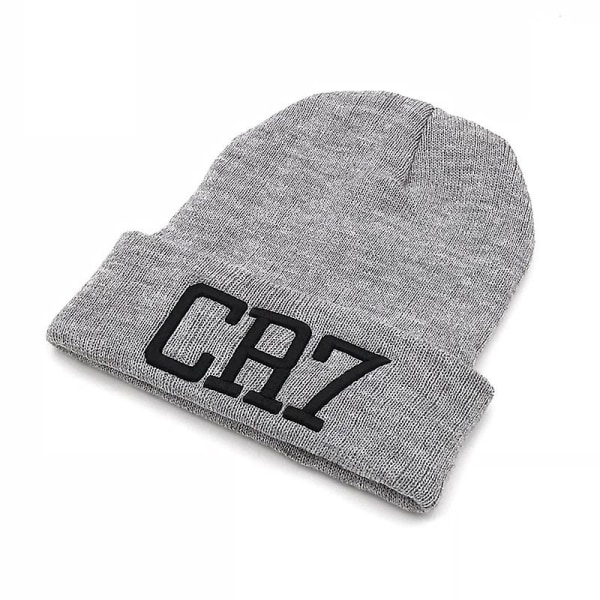 Cr7 Beanies Stickad cap Vinterkepsar Skullies Bonnet Cristiano Ronaldo Vintermössor För Herr Dam Mössa Utomhussport Varm Cap 2018 Black