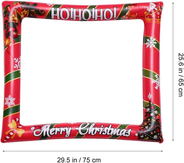 Uppblåsbar julfotoram Julfotoram, 75X65cm