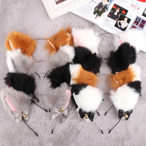 15 färger Vacker maskerad Halloween kattöron Cosplay Bow T A3