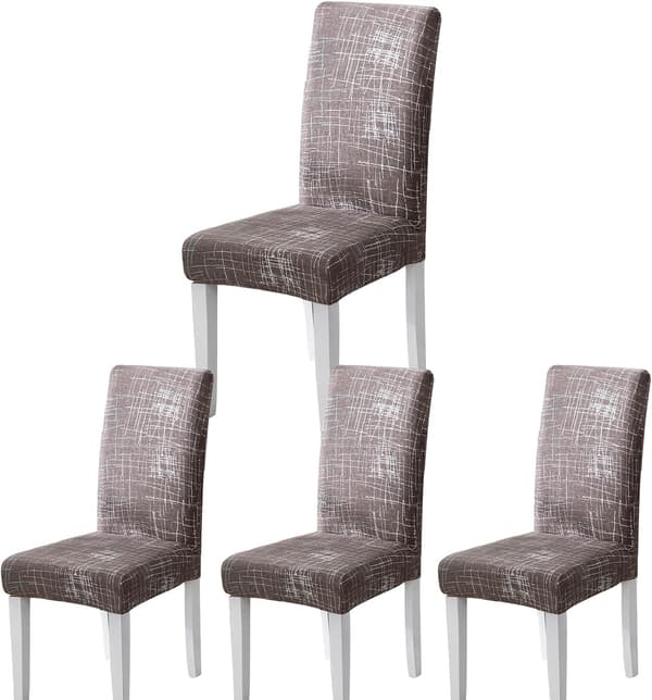4 Stoltrekk Spisestuestoltrekk Stretch Stoltrekk for Mo
