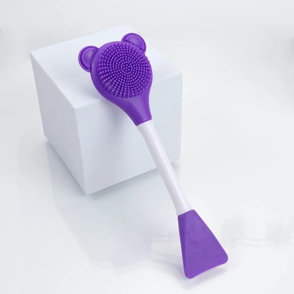 1 stk. Maskebørste Silikonebørsteværktøj Purple