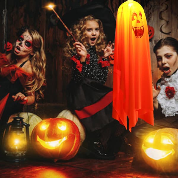 Batteridrevne Halloween græskar fairy lights egnet til large _ laugh