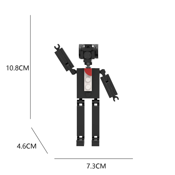 Skibidi Toilet Man vs Monitor Building Blocks The o Man och Ca 3