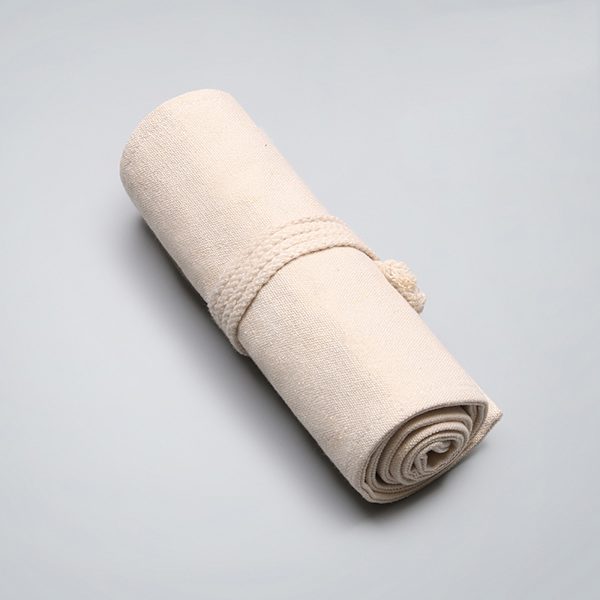 12/36/72 Rum Canvas Pencil Wrap Pouch Roll up Penholder til etui til Studenter Kunstner Tegning Farvelægning Organizer Statio null - A 72 holes