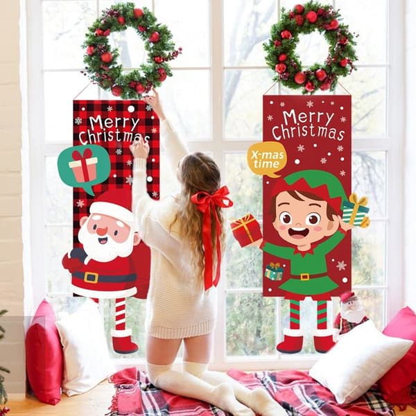 Jul Dörrbanner Fönsterskylt Banners STYLE 4 Style 4