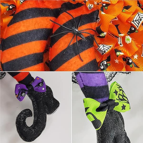 Halloween kranshänge Intressant utställningsvägg Purple