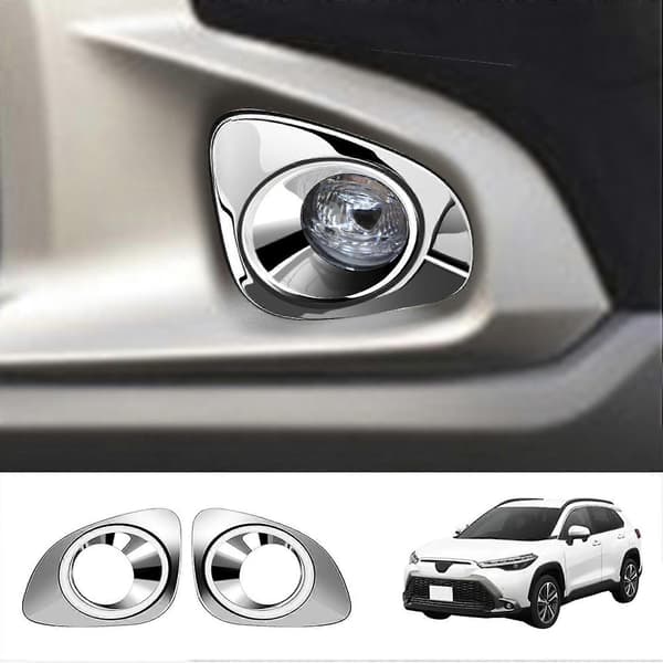 Front Tåkelys Lampe Deksel Trim Tåkelysramme Dekorramme For Corolla Cross 2021 B