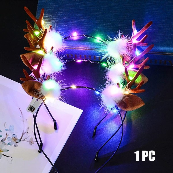 Jouluotsapanta LED-hiuspanta 04