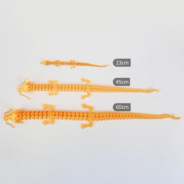 3D- printed artikulerad Dragon Fish Tank landskapsarkitekturdekoration E 45CM