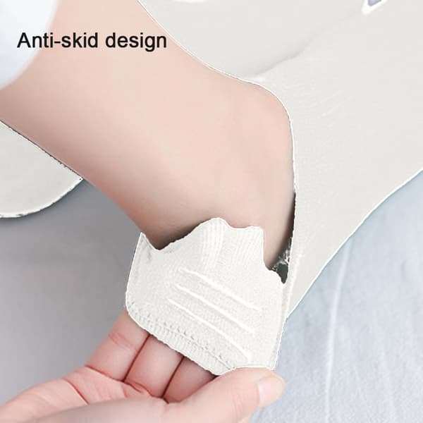 10 par Ankelsokker Damesport Korte sokker, ensfarget white