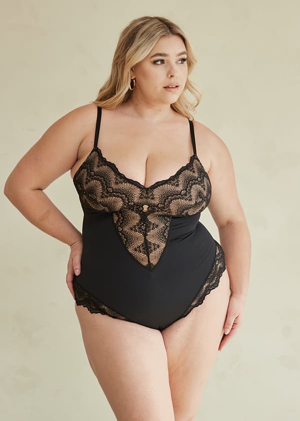 petsbody Dam hapewear V-ringad Backless Camisole limmer Black S