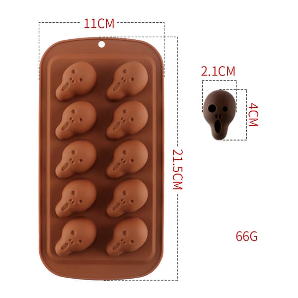 Halloween chokladform Mould DIY dekorativ mould Pumpkin Head Shape