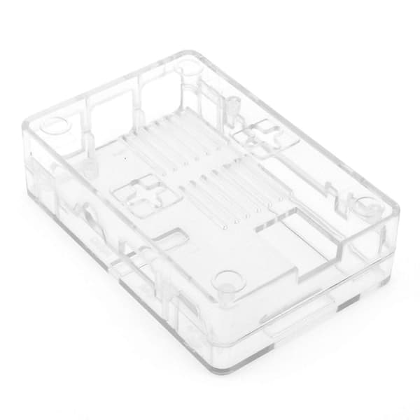 Frostet gennemsigtigt beskyttelsesetui tilbehør, der passer til Raspberry Pi 3B 3B+