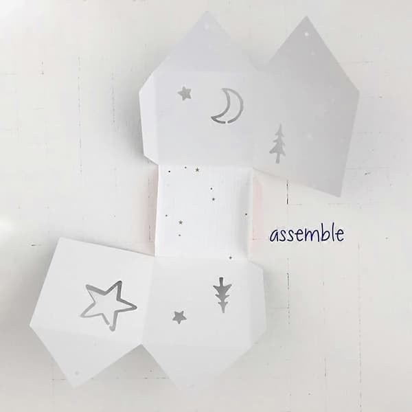 Tre Måne Stjerne Metall Kutteformer Mal Scrapbooking DIY Album Stempel Preging