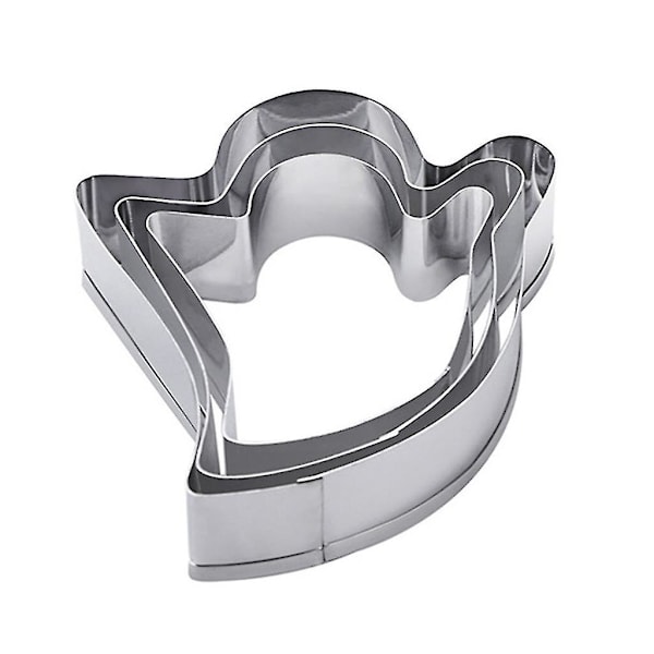 3st rostfritt stål Halloween Ghost Cookie Cutters tårtafondant form