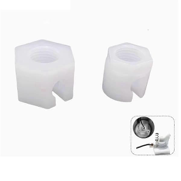 2 stk. udskiftningsmøtrikker til Jet, Spirit, Crystal, Terra, Duo 1.0 & 2.0, Quick-Fit CO2-stik