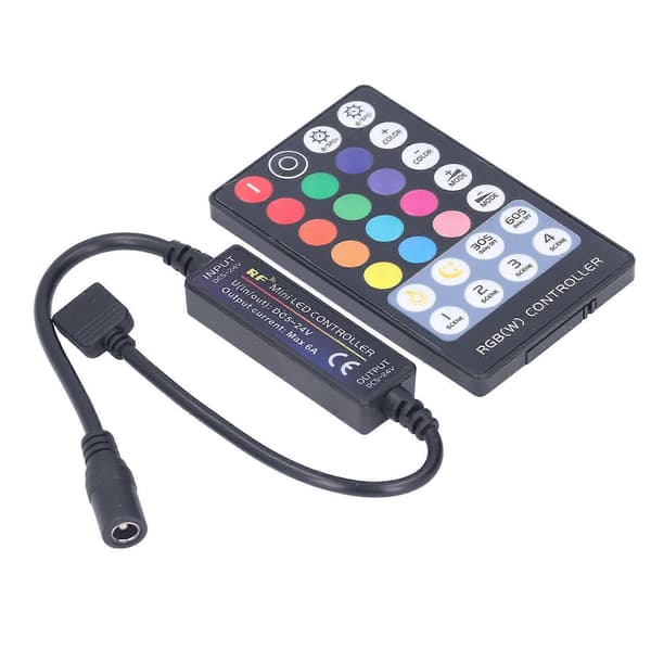 LED fjernbetjening RGB lysstrimmel langdistance RF-controller sæt til hjemme-KTV