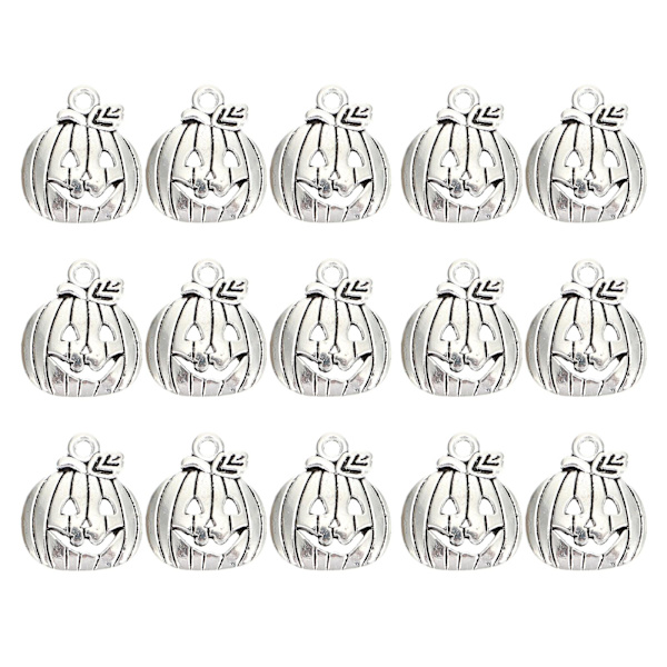 100 st Halloween hänge Berlocker Pumpa Berlocker Halloween present Halloween Berlocker