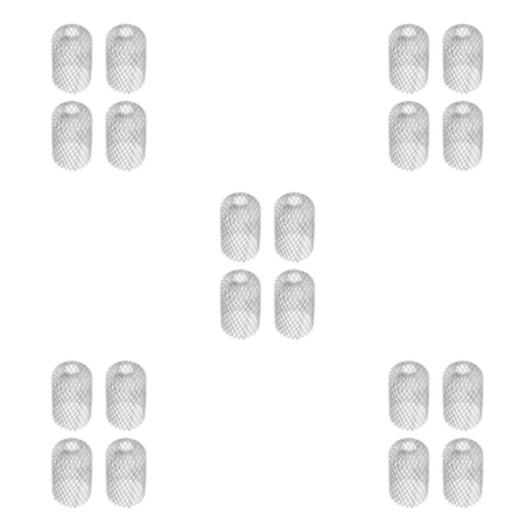 1/2/3/5 4x justerbar storlek aluminiumrännskydd för avlopp Height 16cm 8cm diam 5PCS