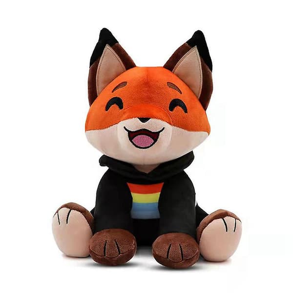 10 tums Fundy Sit Plyschdocka Tecknad Fox Plyschleksak
