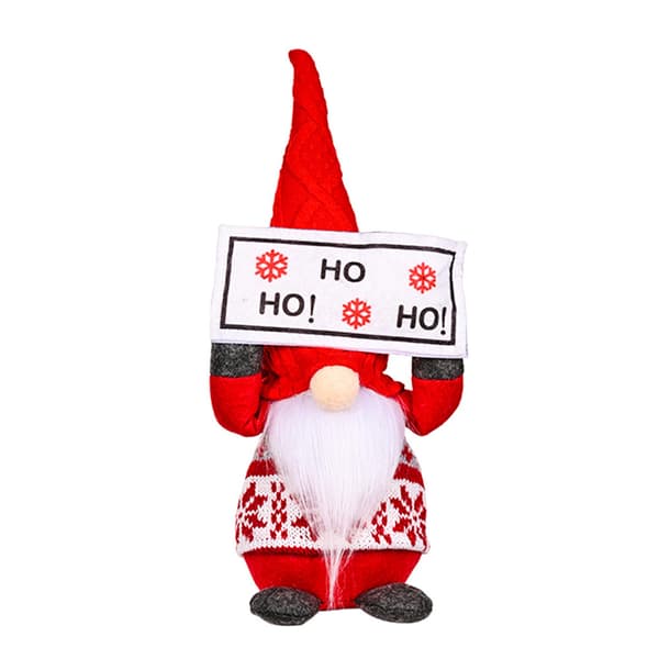 Julbräda plysch ansiktslös docka Gnome dvärg prydnadsdekor 1