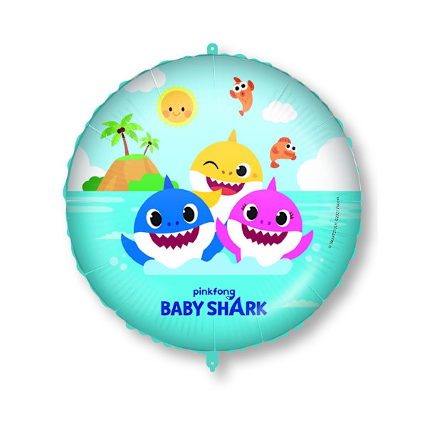 Ballong i aluminium Baby Shark 46 cm Taille Unique