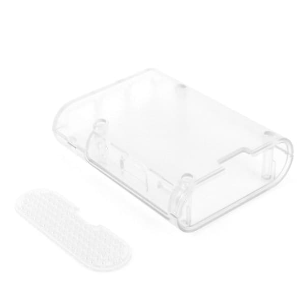 ABS skyddsfodral frostat transparent fodral komponent för Raspberry Pi 3B 3B+