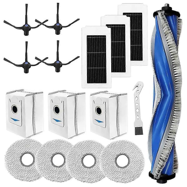 Til X5 Omni / X5 Pro Støvsuger Udskiftningsdel Hovedsidebørste Hepa Filter Moppeklud Støvposer