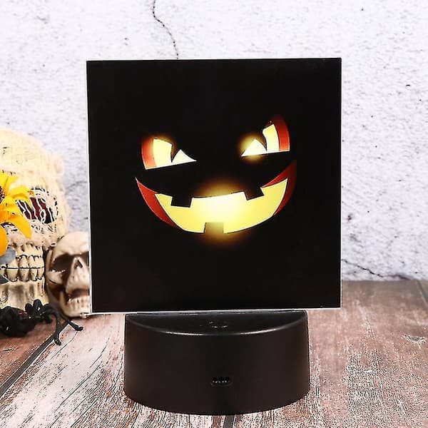 1. Halloween bordlampe til Halloween dekorationer