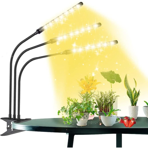 Plants LED-lampor, 20 W 264 LED, fullt spektrum, 3 switchlägen