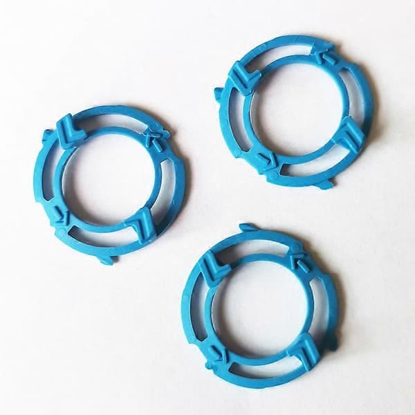 Passer til Philips barbermaskiner s5000 s6000 blad fast bladholder blå plastik ring beslag tilbehør 3 stk