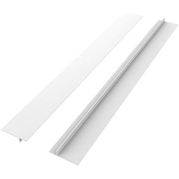 2-pack silikon Köksspis Top Gap Cover Lång Bred Gap Filler