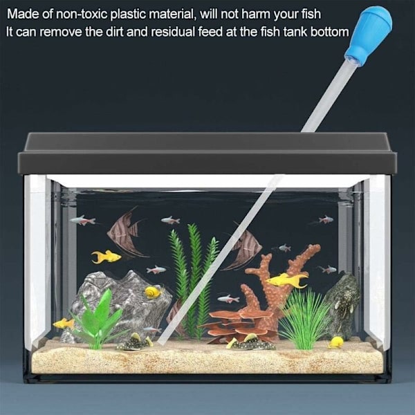 Let Akvarierenser Akvarievandskifter Akvariepipette Foder Vandrenser