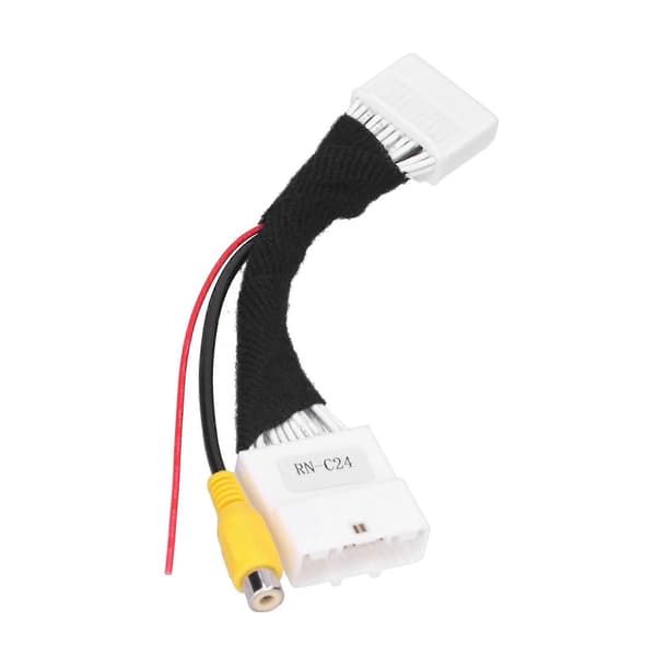 Anslutningskabel för backkamera 24-stifts RCA-adapterkabel för Renault