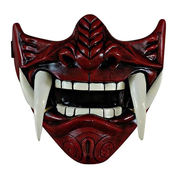 halloween hannya maske japansk spøkelseshode maske