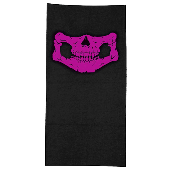 skelettmask / halsduk / sjal | Halloween - skelettmask Rosa