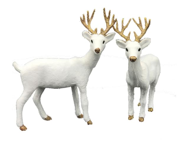 God jul jul hvite reinsdyr 2-RUNDS HODE 2-RUNDS HODE