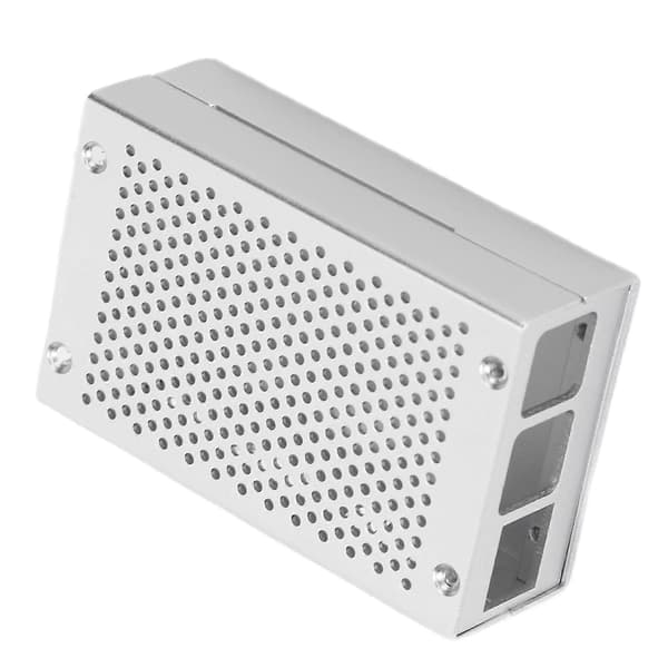 Beskyttelsesveske for Raspberry Pi-hus i aluminiumslegering med kjølevifte