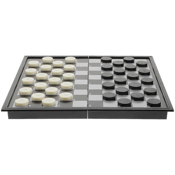 Magnetiska Damspel för Barn Utomhus - Turneringsspel, Vikbart Dambräde, Magnetiskt Damspel, Dambrädespel