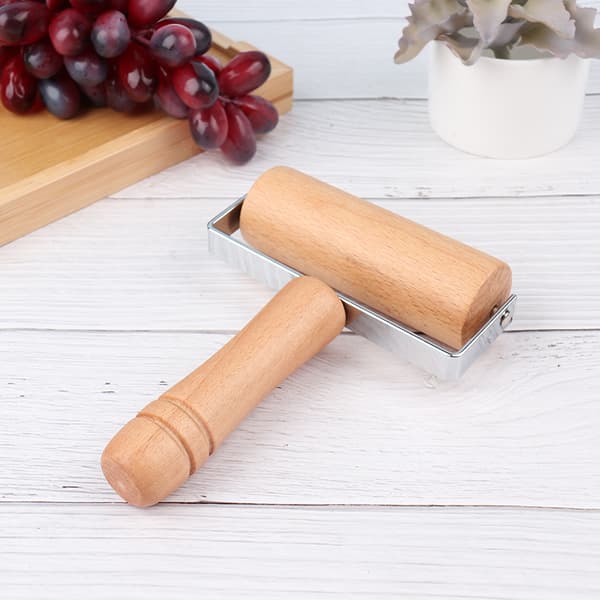 Kjevlebakelse Pizza Pasta Hånd Kjevle Bake Roller Tre Onesize
