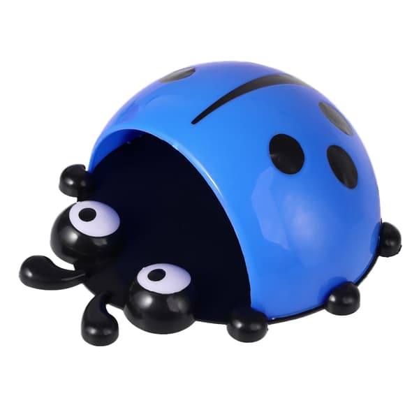Sykkelkurv Barn Sykkel Plast Front Styre Søt Beetle Barnesadelveske Blue