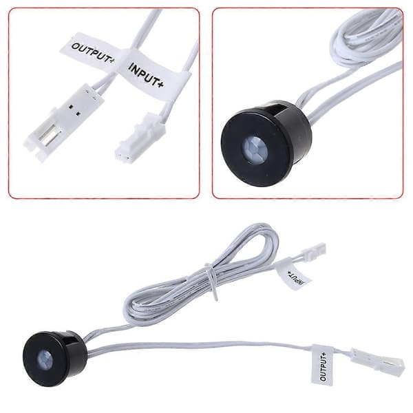DC12V Auto PIR Infrarød Bevegelsesaktivert Bryter LED Bevegelsessensorbryter