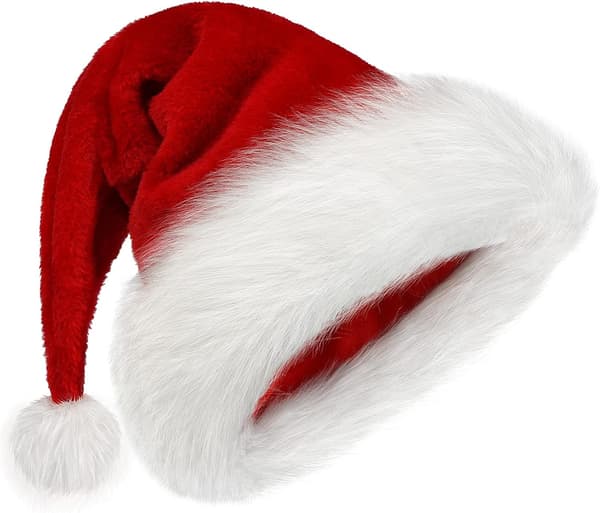 Julehat til børn, Hat Xmas Hat Velvet Comfort Thicken Fur