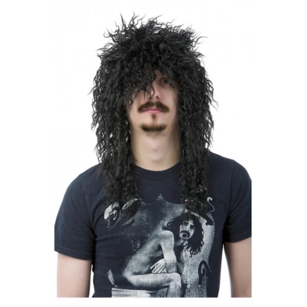 Heavy Metal Peruk -  - Halloween & Maskerad black one size