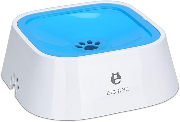 Floating Water Bowl Slow Water Dispenser Inget spill Anti-Overfl
